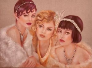 Peinture de MARTINE GREGOIRE: LA BELLE ÉPOQUE 