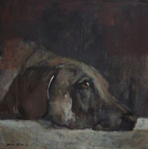 Peinture de Gonzho: Cuando me espera III