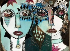 Peinture de CAROLE JEULIN: Le cœur a ses saisons 