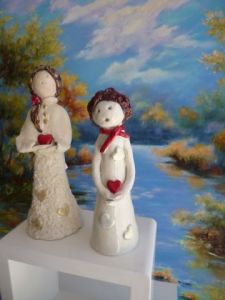 Sculpture de LYN LENORMAND: Les petites canailles