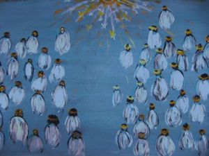 Peinture de Helene Nougaret: Il faudra leur dire