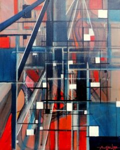 Peinture de ALAIN FAURE: L'INCENDIAIRE