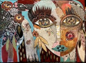 Peinture de CAROLE JEULIN: Temple des mille vents 