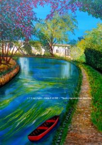 Peinture de ALAIN FAURE: LA SORGUE