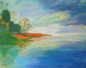 Peinture de LUCIE2: UN BOUT DE TERRE