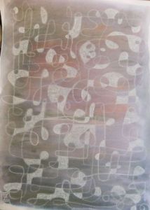 Peinture de carole zilberstein: entrelacs