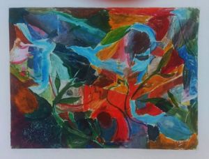 Peinture de Christian Bligny: Ukraine 2022