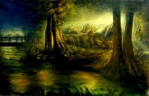 Peinture de adonis charles: FEERIE