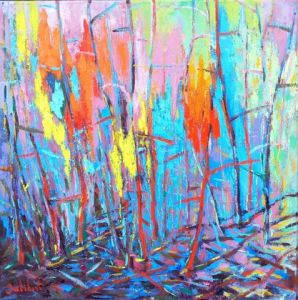 Peinture de francis JALIBERT: La force des couleurs