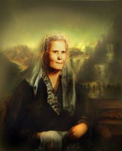 Peinture de adonis charles: Noble Dame d'Espagne......1983