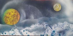 Peinture de Claudine Hebert: L'échappée belle