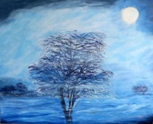 Peinture de LUCIE2: TEMPETE DE NEIGE
