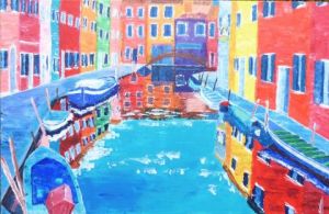 Peinture de valerie jouve: BURANO2