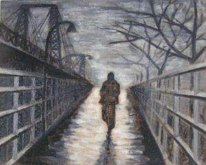 Peinture de valerie jouve: CREPUSCULE