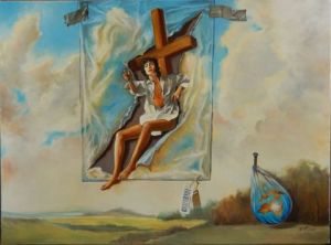 Peinture de diduta: La terre n'est pas a vendre