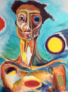 Peinture de Kidist DEGAFFE: STOP série 