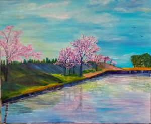 Peinture de LUCIE2: LES BEAUX JOURS