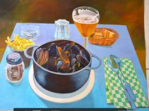 Oeuvre de Anticonformiste17: Le déjeuner aux Chatelet les Halles