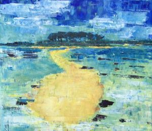 Peinture de valerie jouve: ILES DE BROUEL