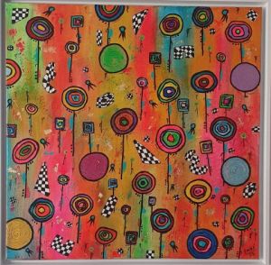 Peinture de Embe: la vie est belle