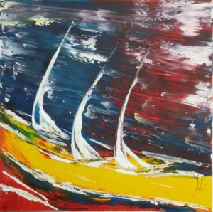 Peinture de PLUME NATHALIE MAISONNEUVE: COLERE 101