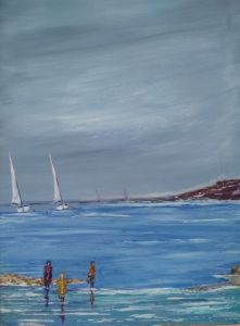 Peinture de PLUME NATHALIE MAISONNEUVE: balade