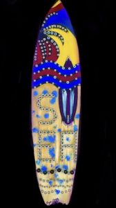 Peinture de SONYA DZIABAS: « SEA AND SURF »