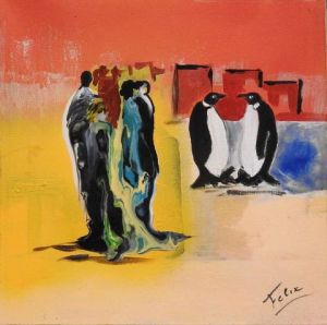 Peinture de Felix: RENCONTRES DU TROISIEME TYPE