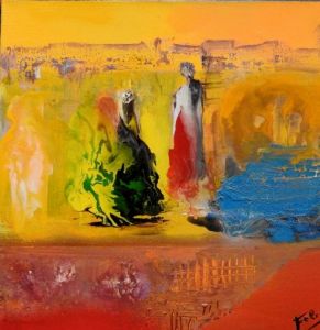 Peinture de Felix: RETOUR AU PAYS