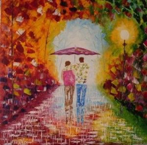 Peinture de Nicolas Couronnel : Nous deux