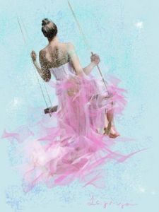 Art_numerique de Françoise DELEGLISE: Dans l'azur