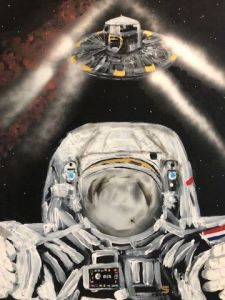 Peinture de COMETE: Satellite