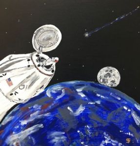 Peinture de COMETE: POLARIS DAWN