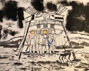 Peinture de COMETE: Rencontre au sommet