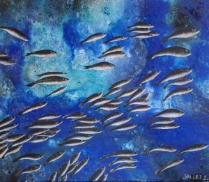 Peinture de isabelle sallet : LE BANC