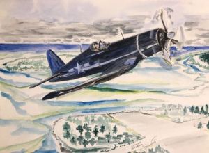 Peinture de COMETE: Le Chance Vought F4U Corsair