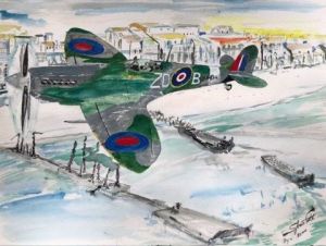 Peinture de COMETE: Il y a 80 ans