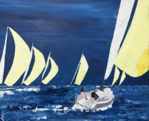 Peinture de valerie jouve: avant l orage