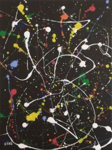 Peinture de Guy Boulianne: Fenêtres sur l’espace (œuvre No. 2 sur 6)