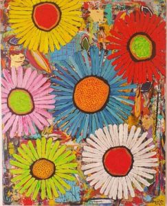 Peinture de Embe: la galaxie Gerbera 
