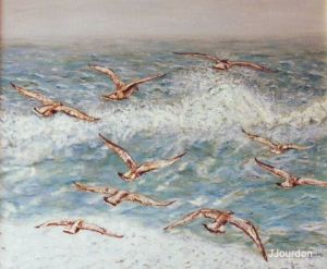 Peinture de Jean Jourdan: Côte sauvage