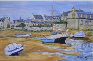 Peinture de Jean Jourdan: A  marée basse