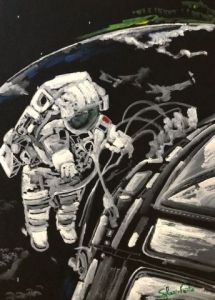 Peinture de COMETE: EVA pour ESA