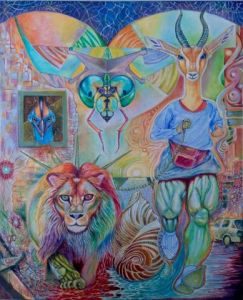 Peinture de Patrick Guerchet: JOGGING