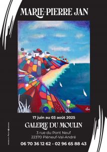 Du 16 Juin au 2 Aout 2025 Galerie du moulin PLENEUF VAL ANDRE (22)