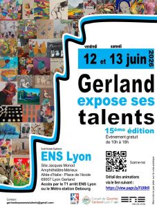 GERLAND EXPOSE SES TALENTS 15ème édition