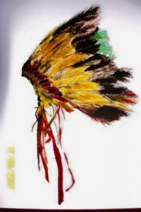 Voir le détail de cette oeuvre: Coiffe Sioux