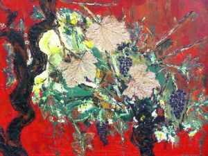Peinture de Daniel Rostin: Grande vigne