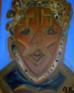 Peinture de larnaka: masque