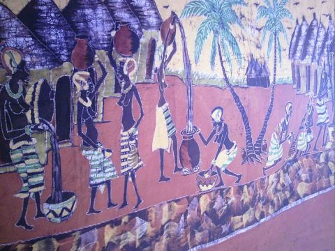 La galerie d'art Association pour la Réinsertion des Enfants au Togo - nappe 3m 